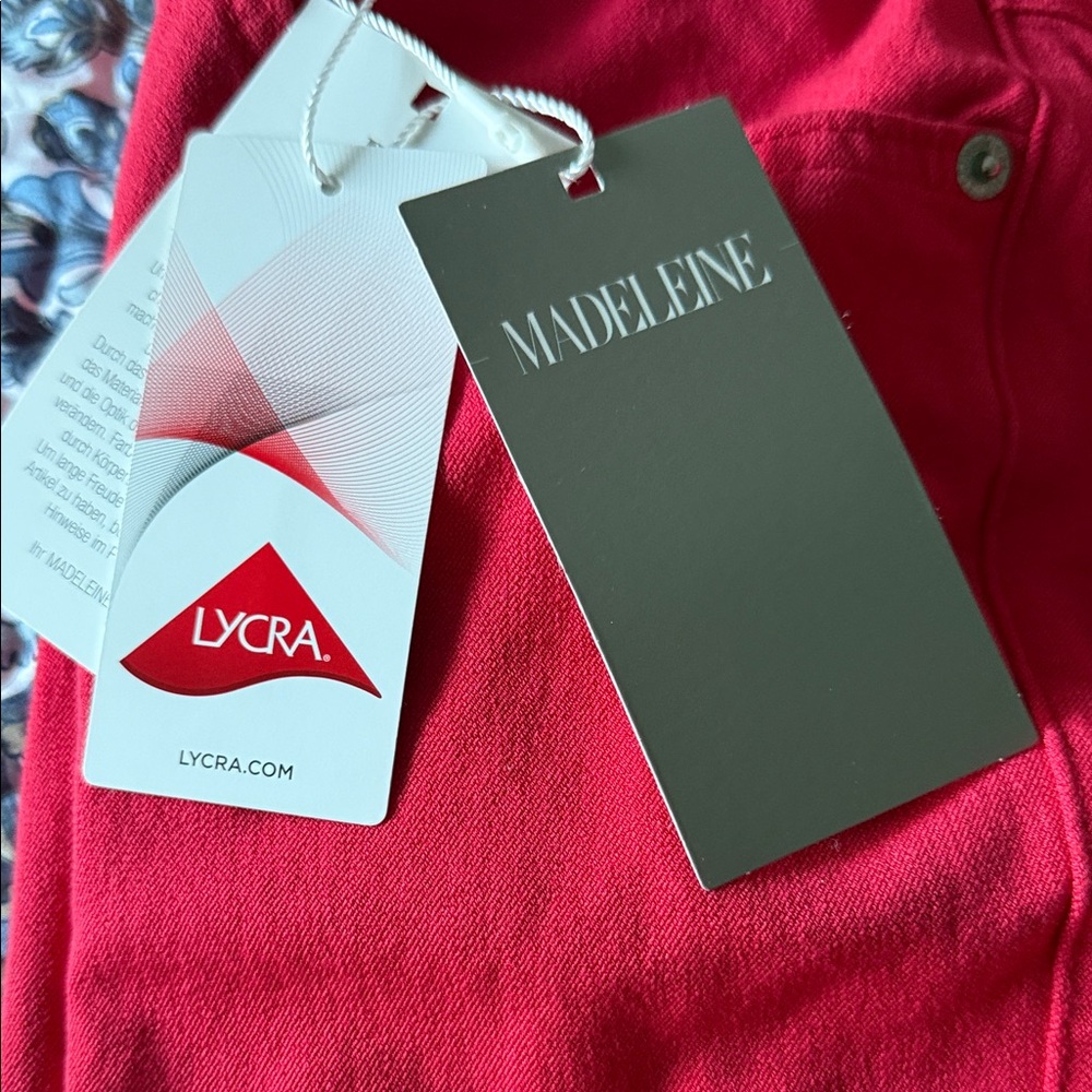 Madeline Bold Red Women's Jeans